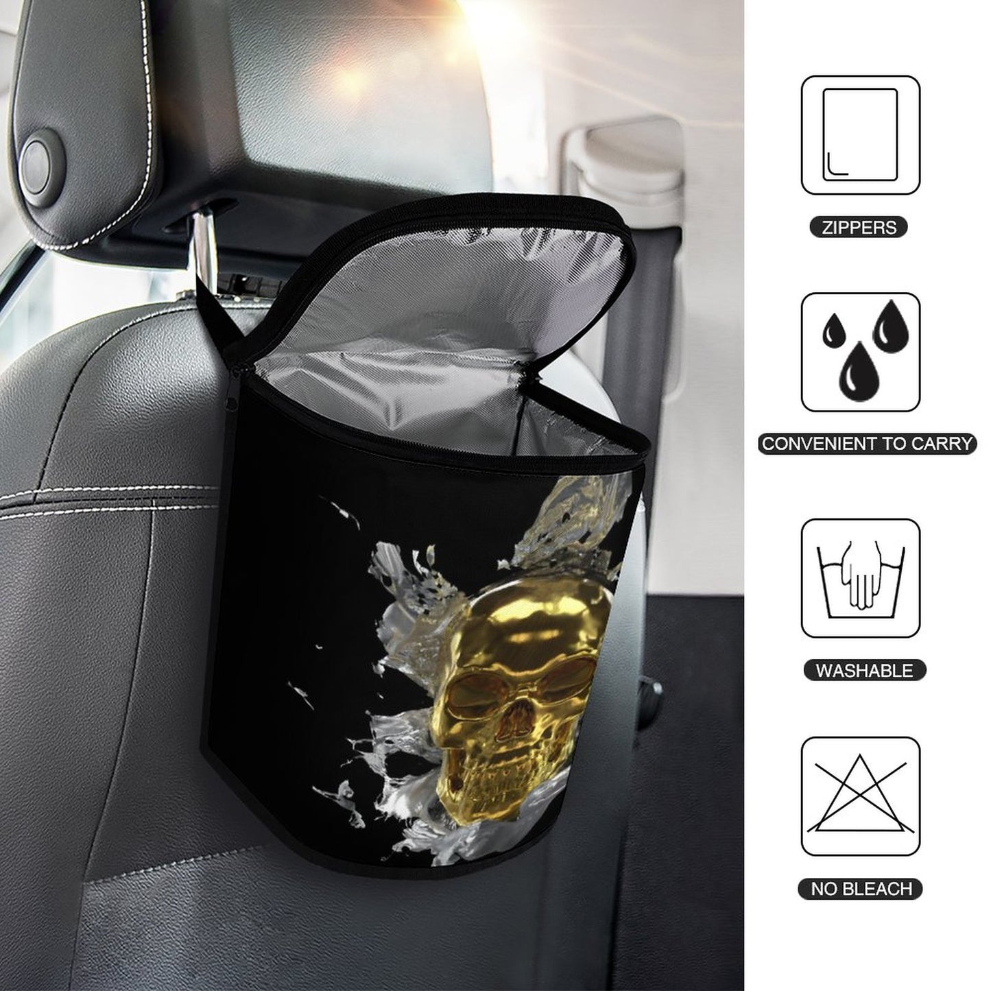 Collapsible Car Trash Bin