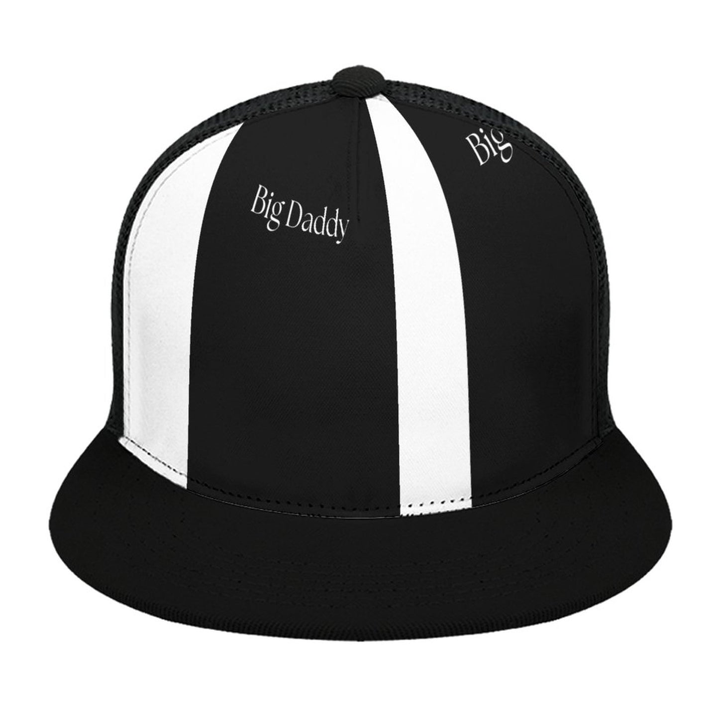 Flat Brim Trucker Hat with Fashion Frontier