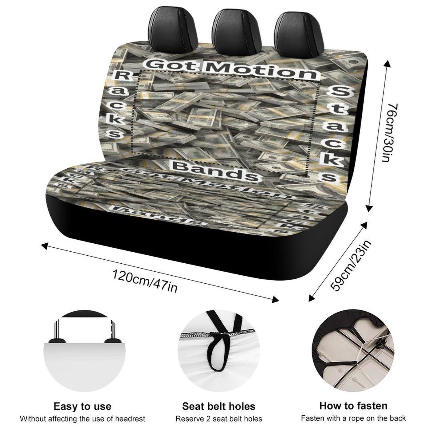 Back Seat Cover for Cars