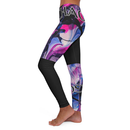 CHAOS SQUARES Women's Casual Spandex Leggings (black)-*XS-2XL