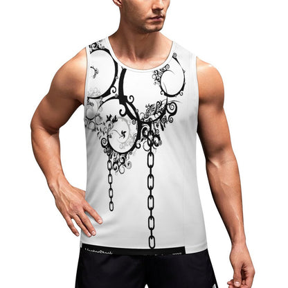 Men's Printed Vest BK (All-Over Printing)