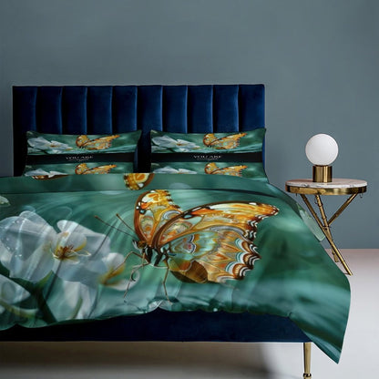 3-Piece Bedding Set (TWIN)-86"×70"/ 218×177cm (Dual-sided Printing)-YOU ARE ENOUGH