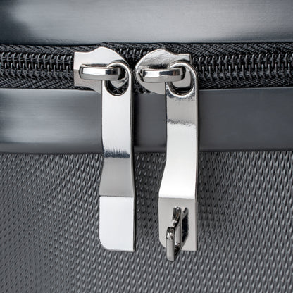 STREET CULTURE GOLD ALLIGATOR Print Suitcase (with lock/4 double swivel wheels/inner pockets)-SMALL/MEDIUM/LARGE