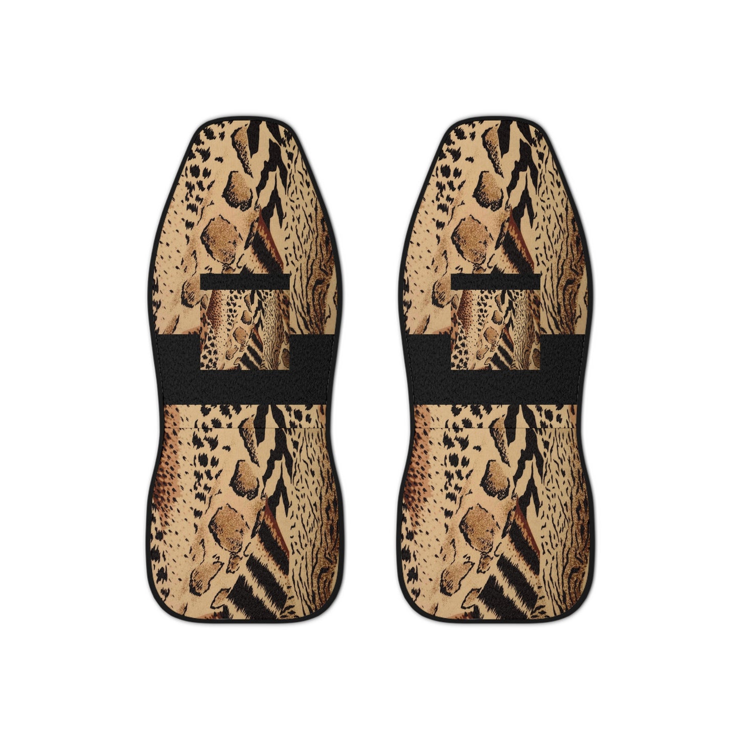 LEOPARD AND BLACK Car Seat Covers