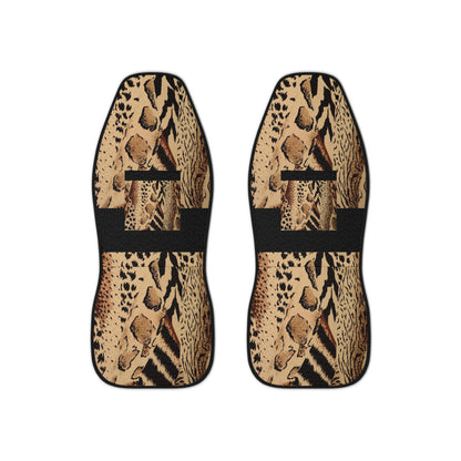 LEOPARD AND BLACK Car Seat Covers