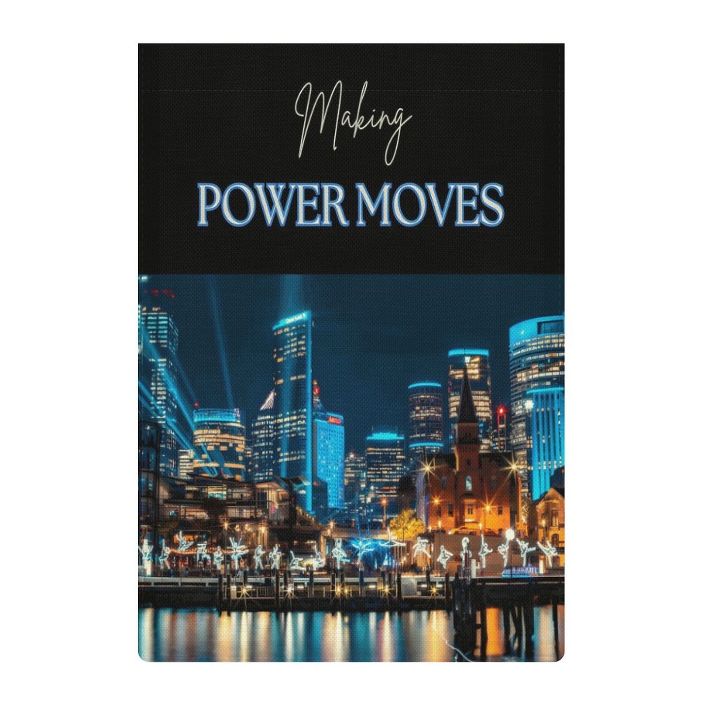 MAKING POWER MOVES Flax Garden Flag (Identical Dual-sided Printing)