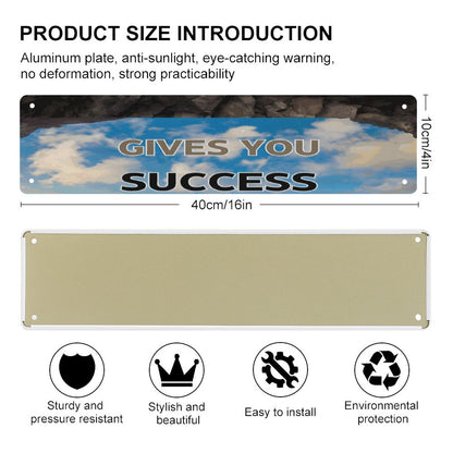 Slim Metal Tin Sign