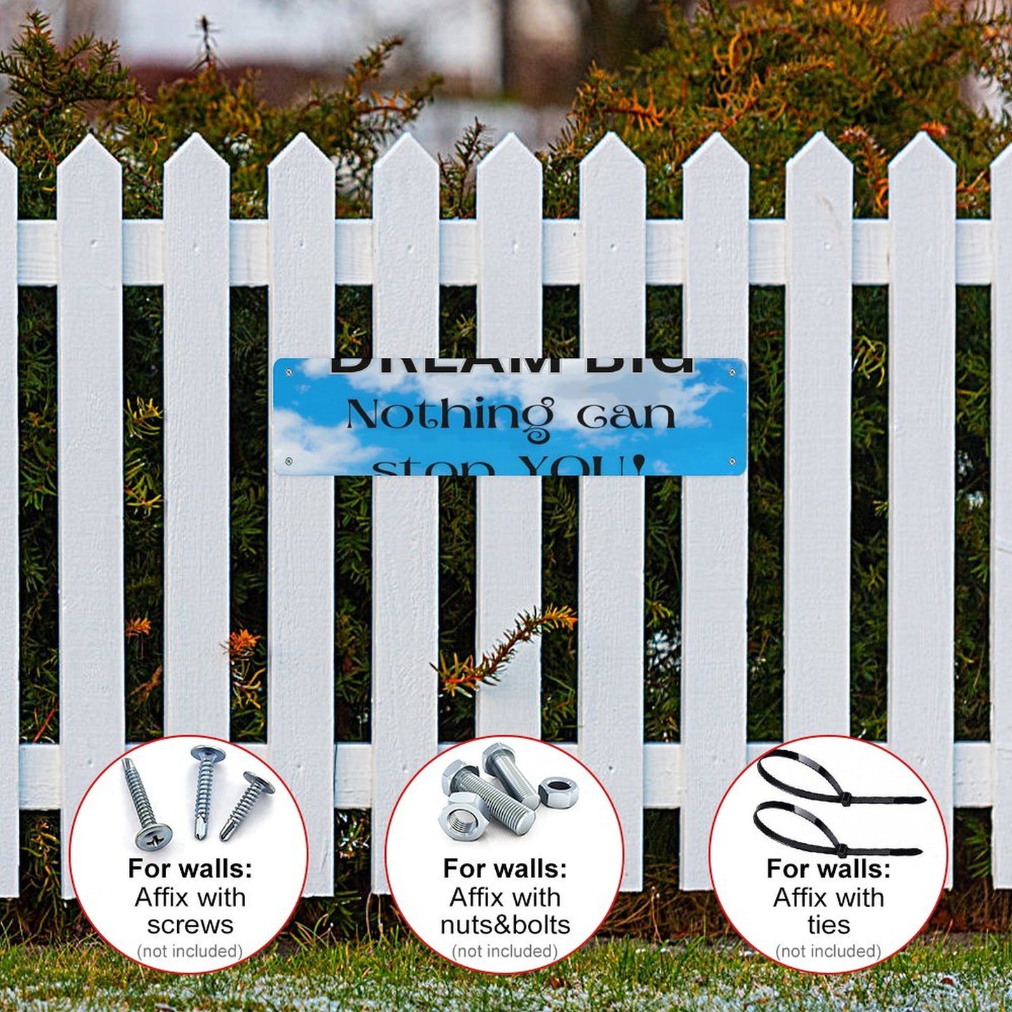 Slim Metal Tin Sign