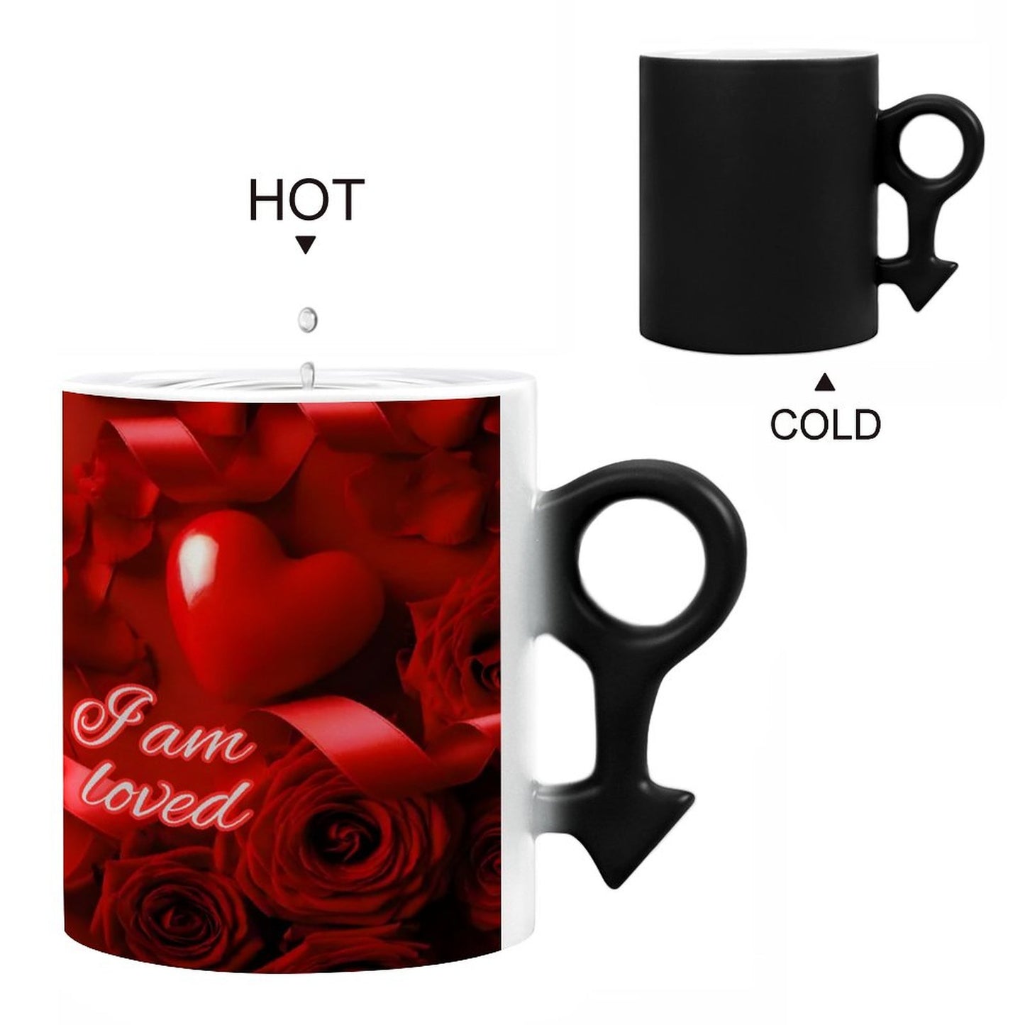 Couple Symbol Color-Changing Mug(One-sided Printing)