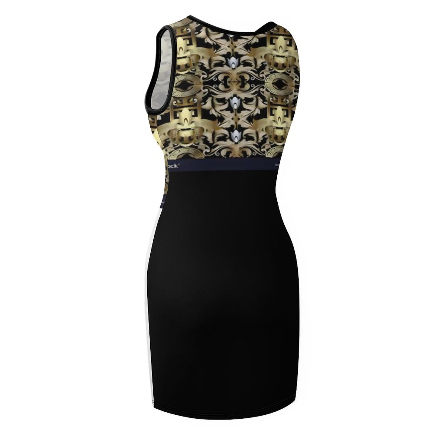 Sleeveless Ladies Tank Dress NZ014 (All-Over Printing)