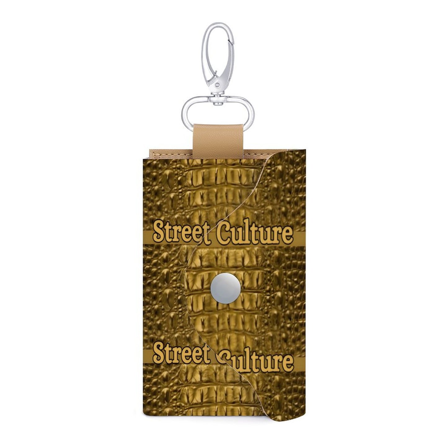 STREET CULTURE Alligator Leather Key Holder Pouch