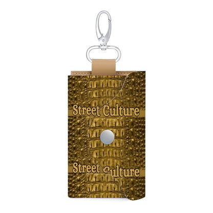 STREET CULTURE Alligator Leather Key Holder Pouch
