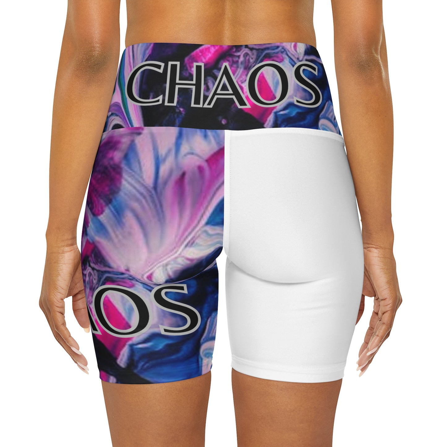 CHAOS High Waisted Yoga Shorts-*2XS-XL