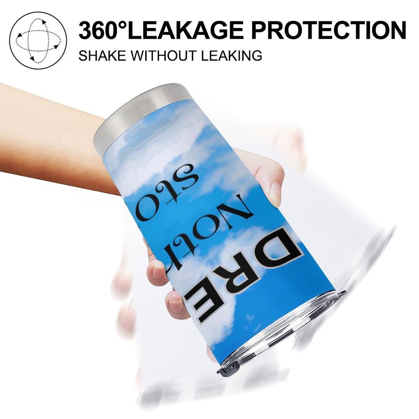 Car Travel Coffee Mug with Lid (All-Over Printing)