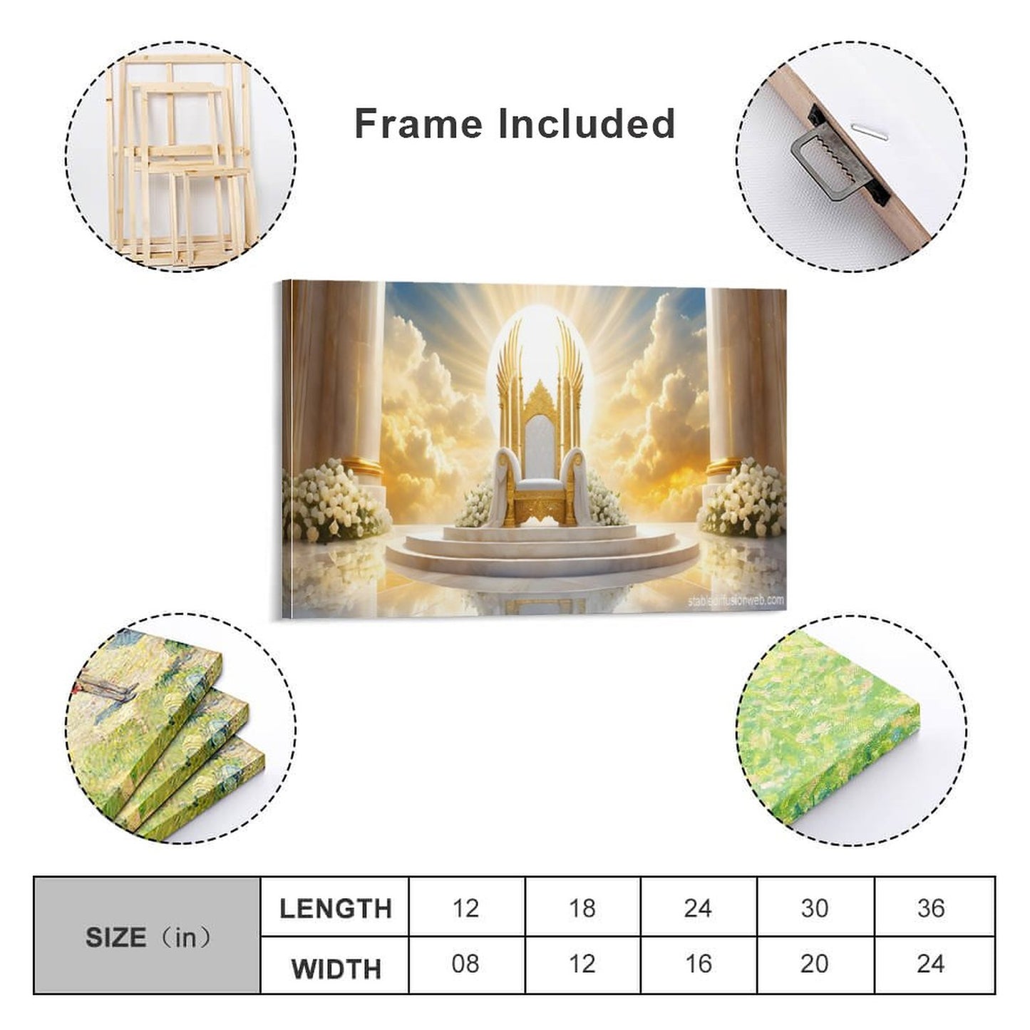 Hanging Poster (Horizontal 3:2)-12x18 inch/ 8x12 inch