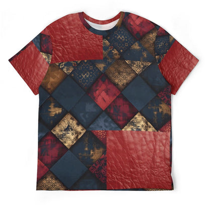TRIANGLES & LEATHER Men's T-Shirt Short Sleeve-SMALL-3XL