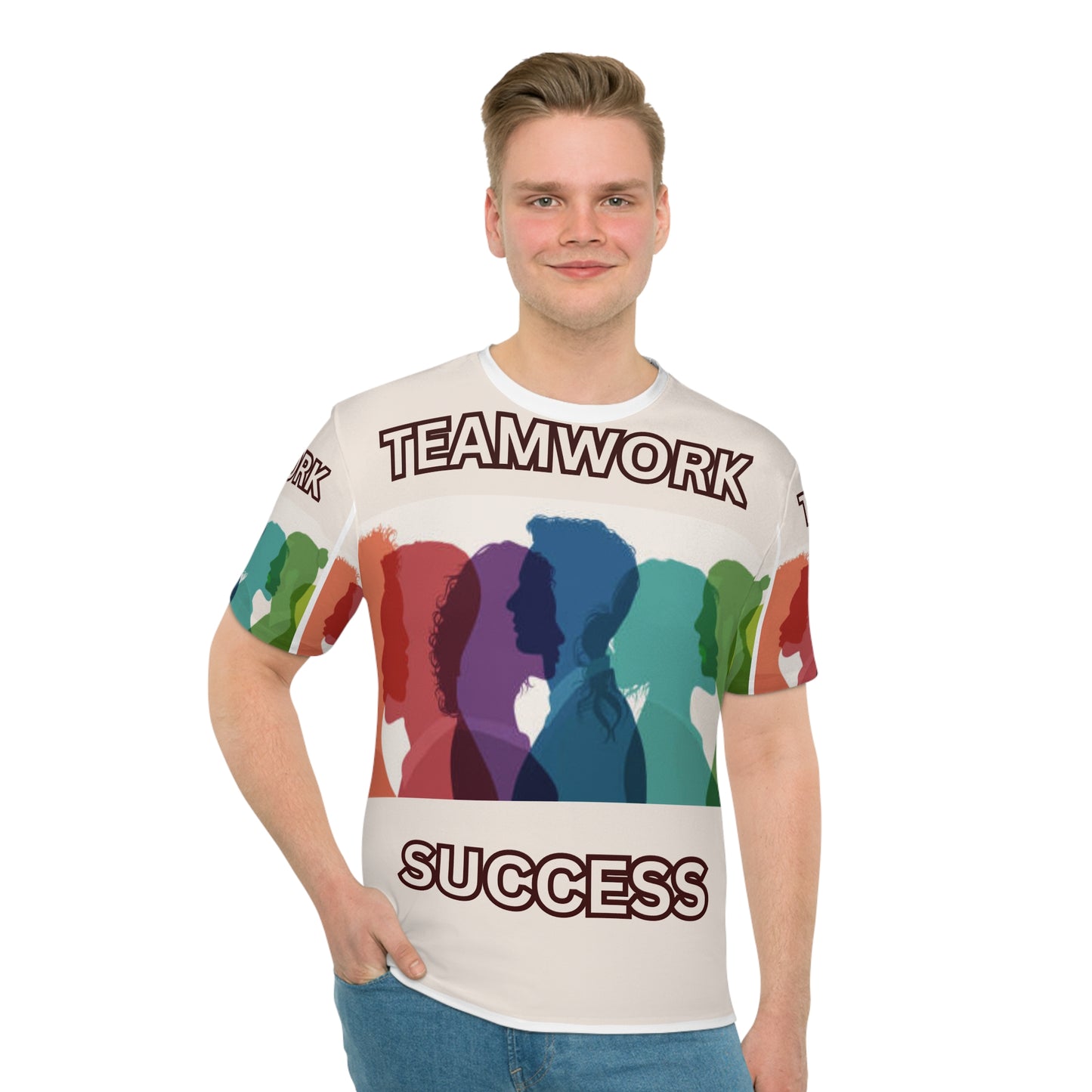 TEAMWORK SUCCESS UNISEX Loose T-shirt (XS-5XL) (for groups or events)