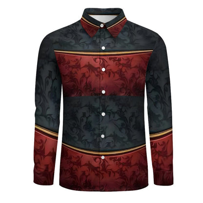 Men's Long Sleeve Shirt with Pocket LS (All-Over Printing)