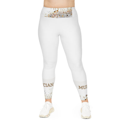MUSICIAN In Gold Plus Size Leggings-2X-6XL