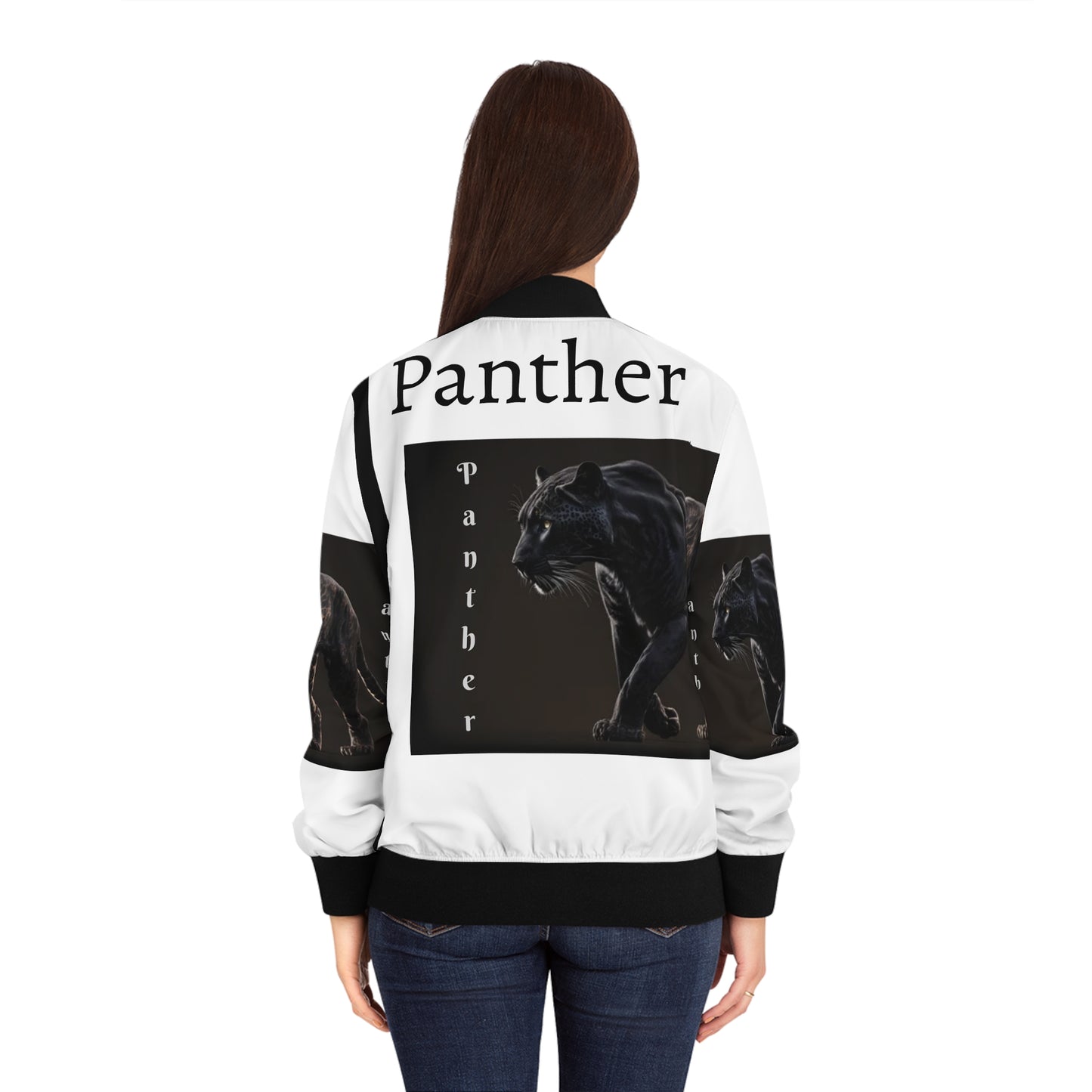PANTHER STYLE 2 Women's Bomber Jacket-S-2XL