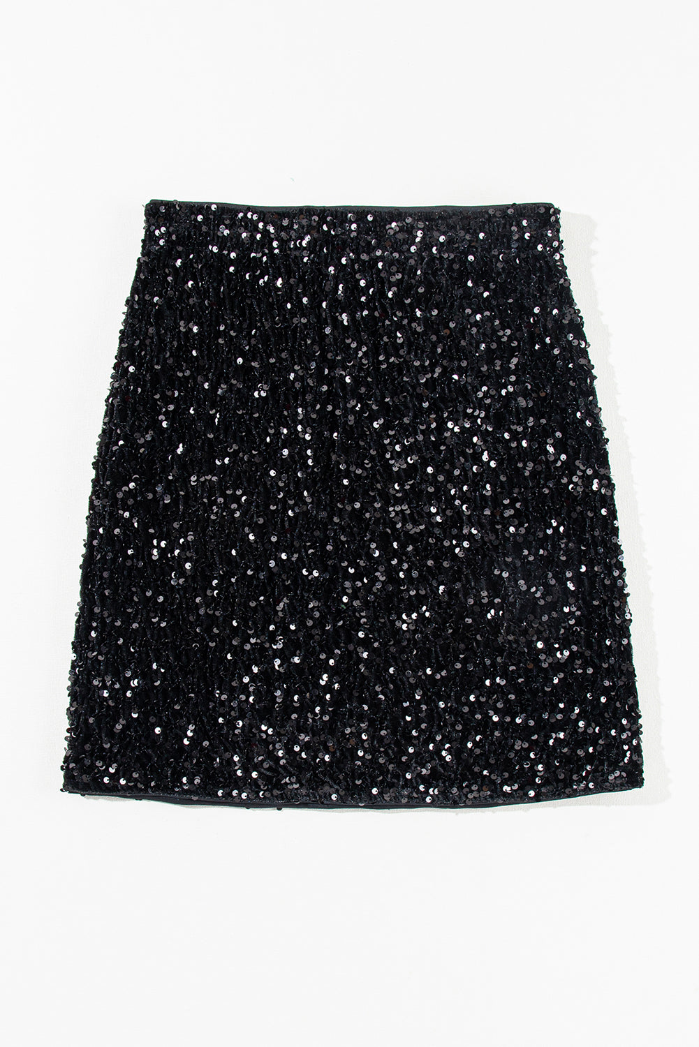 Sequin Mini Skirt-SMALL-XL