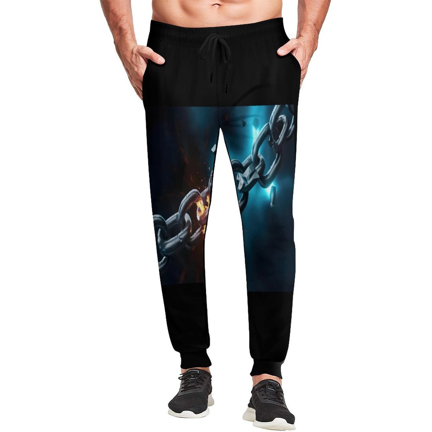 Men's Printed Sweatpants (Front All-Over Printing)