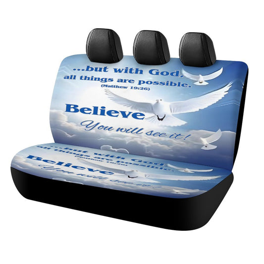 Back Seat Cover for Cars-BELIEVE