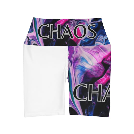 CHAOS High Waisted Yoga Shorts-*2XS-XL