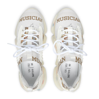 MUSICIAN In Gold Women's Mesh Sneakers