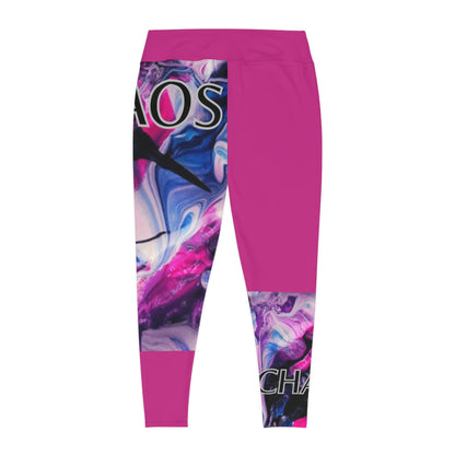 CHAOS Plus Size Leggings (pink)-*2XL-6XL