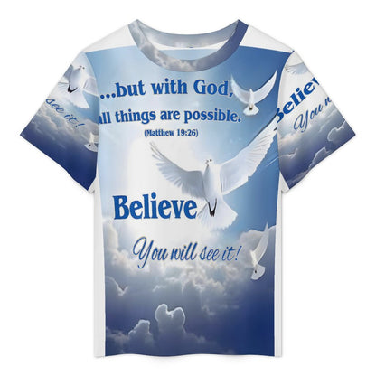 100gsm Short Sleeve Mesh T-Shirt(All-Over Printing)