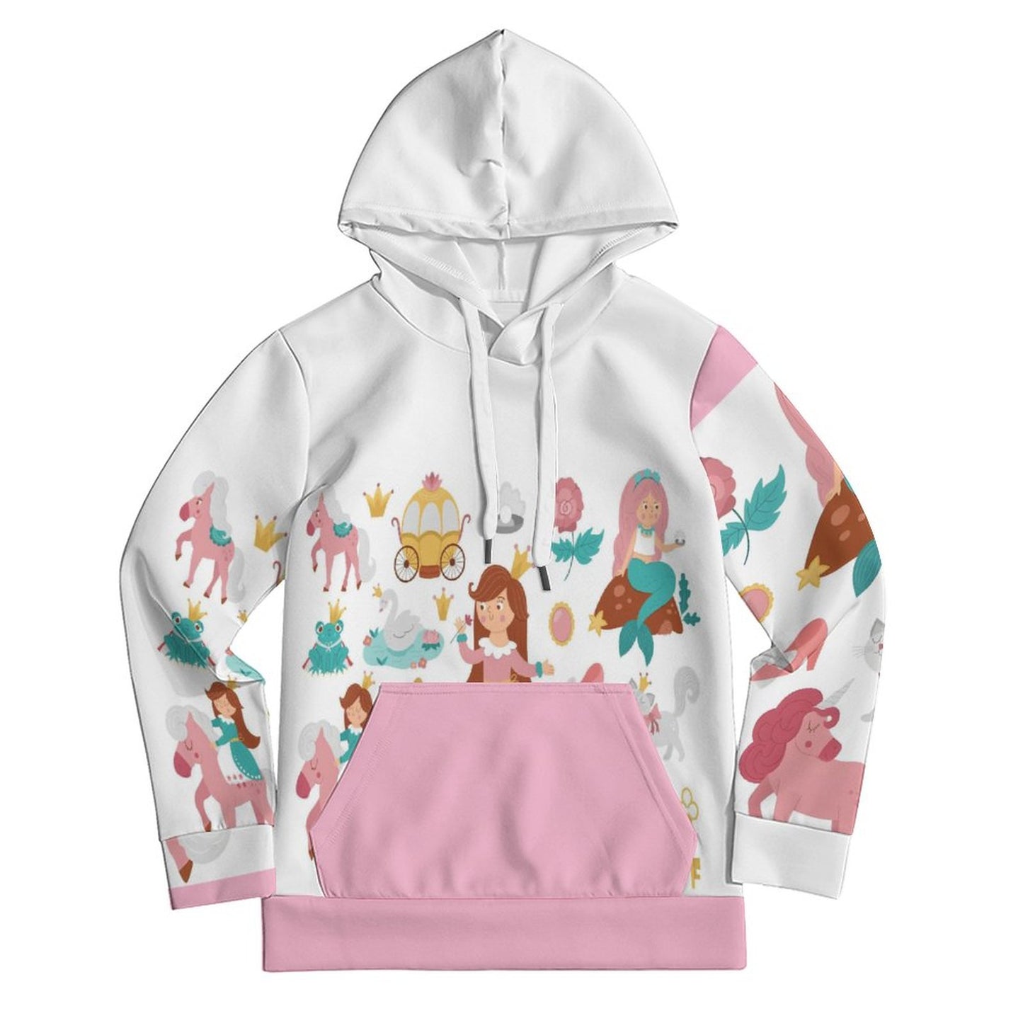 160gsm Children's Lightweight Pullover Hoodie A38H (All-Over Printing)