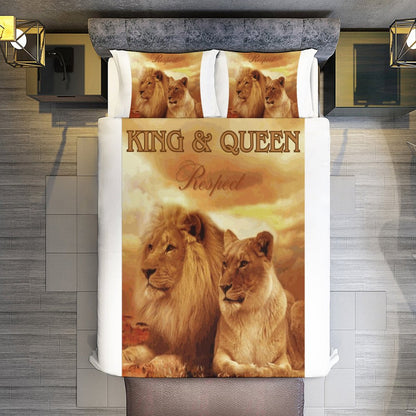 3-Piece Bedding Set-90"x90"/ 229x229cm (Dual-sided Printing)