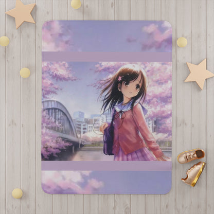 SCHOOL GIRL Toddler Blanket