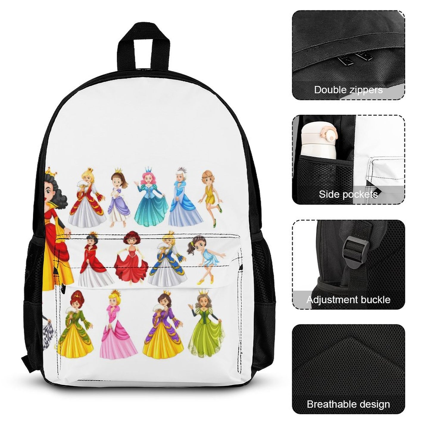 Set of 3 Bags (Shoulder Bag Lunch Bag & Pencil Pouch)