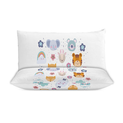 3-Piece Bedding Set-86"×70"/ 218×177cm (Dual-sidede Printing)
