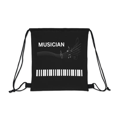 MUSICIAN'S PIANO Outdoor Drawstring Bag