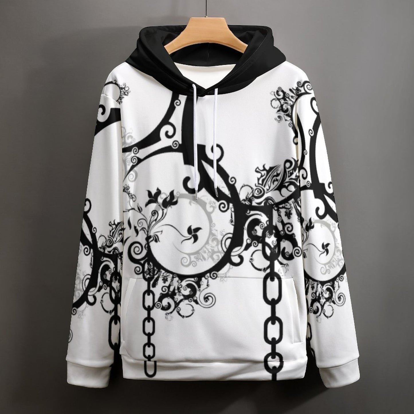 230gsm Men's Cool Hoodie with Double-layer Cap (All-Over Printing)