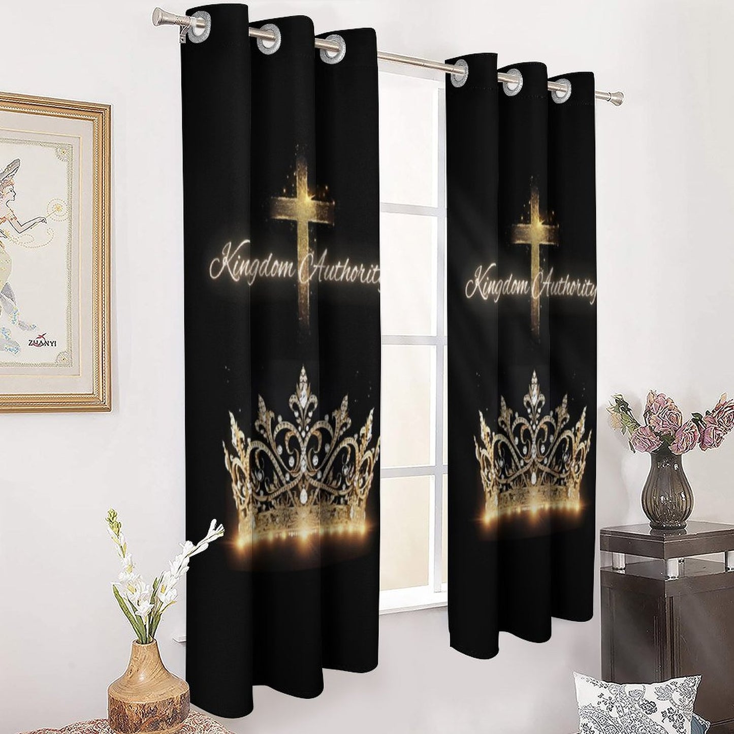 Grommet Curtain-52"x72"/ 132x183cm