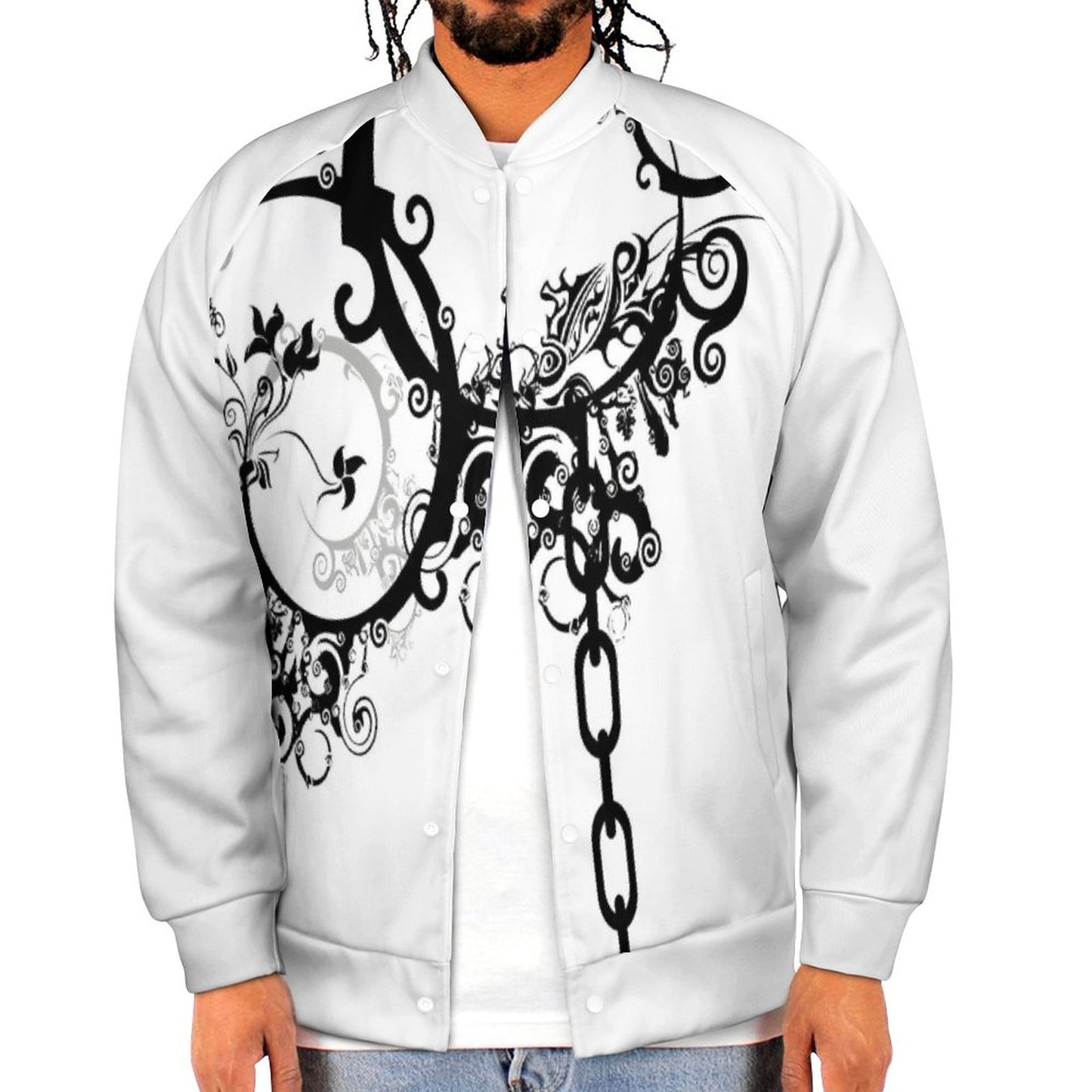 Men's Baseball Jacket (All-Over Printing)