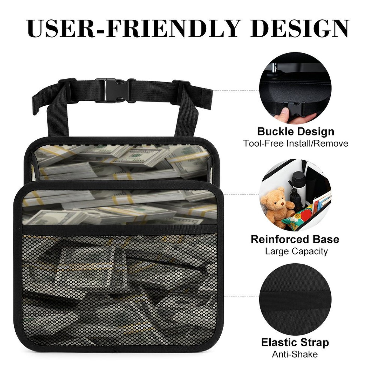Car Seat Storage Bag(All-Over Printing)