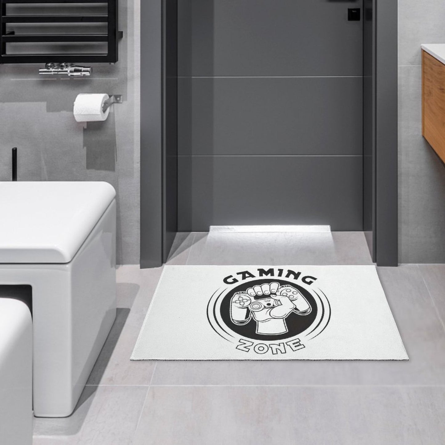 Crystal Velvet Bedroom Floor Mat