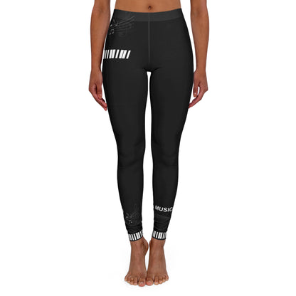 MUSICIAN'S PIANO Women's Casual Spandex Leggings-XS-2XL
