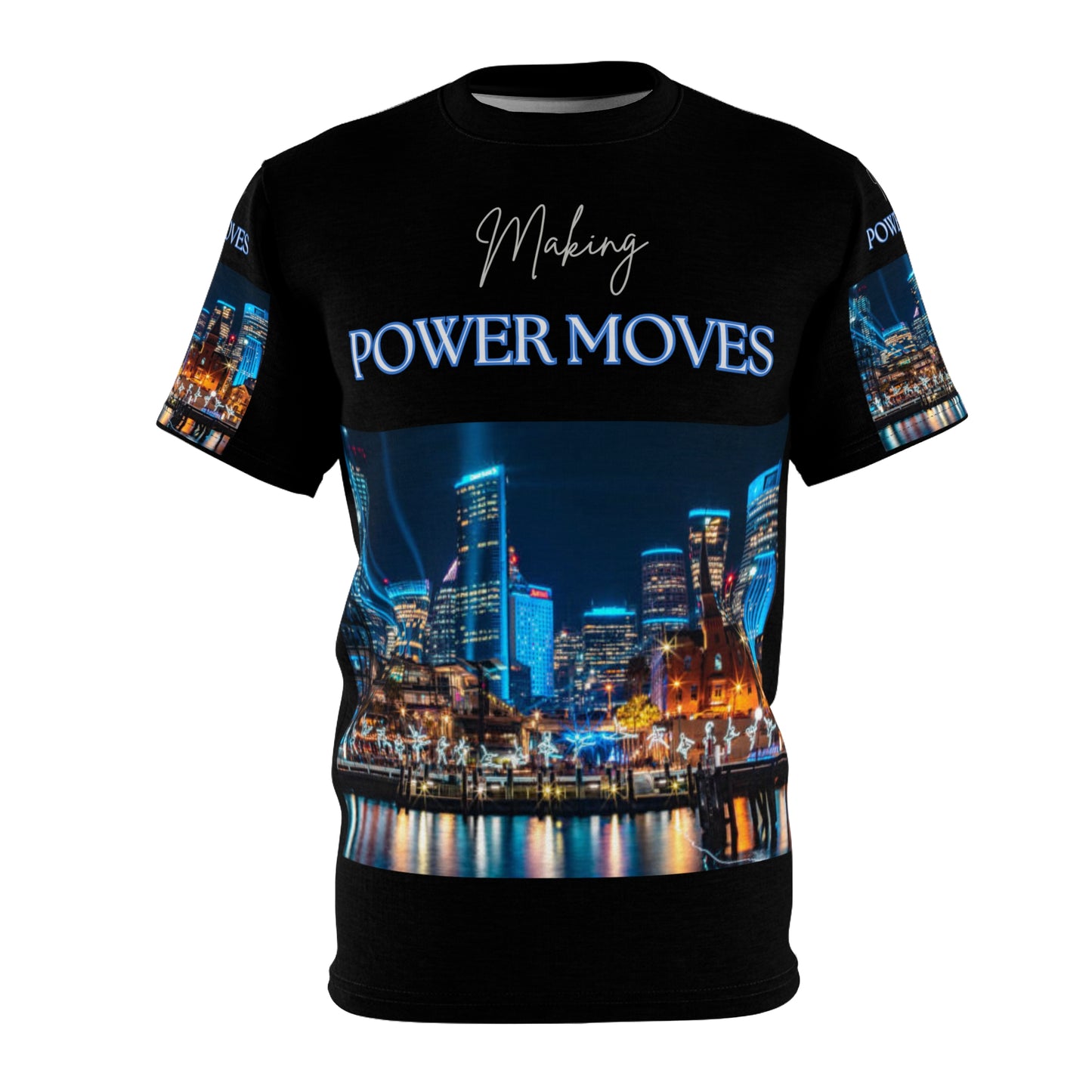 MAKING POWER MOVES Tee (for groups, companies, organizations and events)-SMALL-3XL