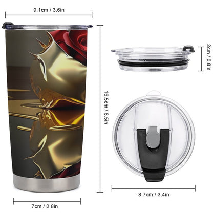 Car Travel Coffee Mug with Lid (All-Over Printing)