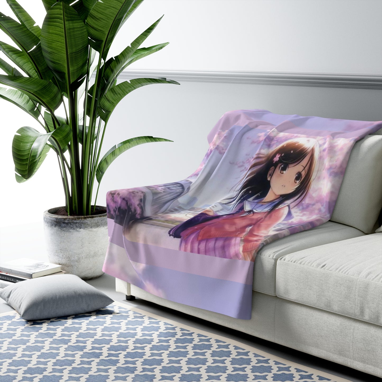 SCHOOL GIRL Sherpa Fleece Blanket