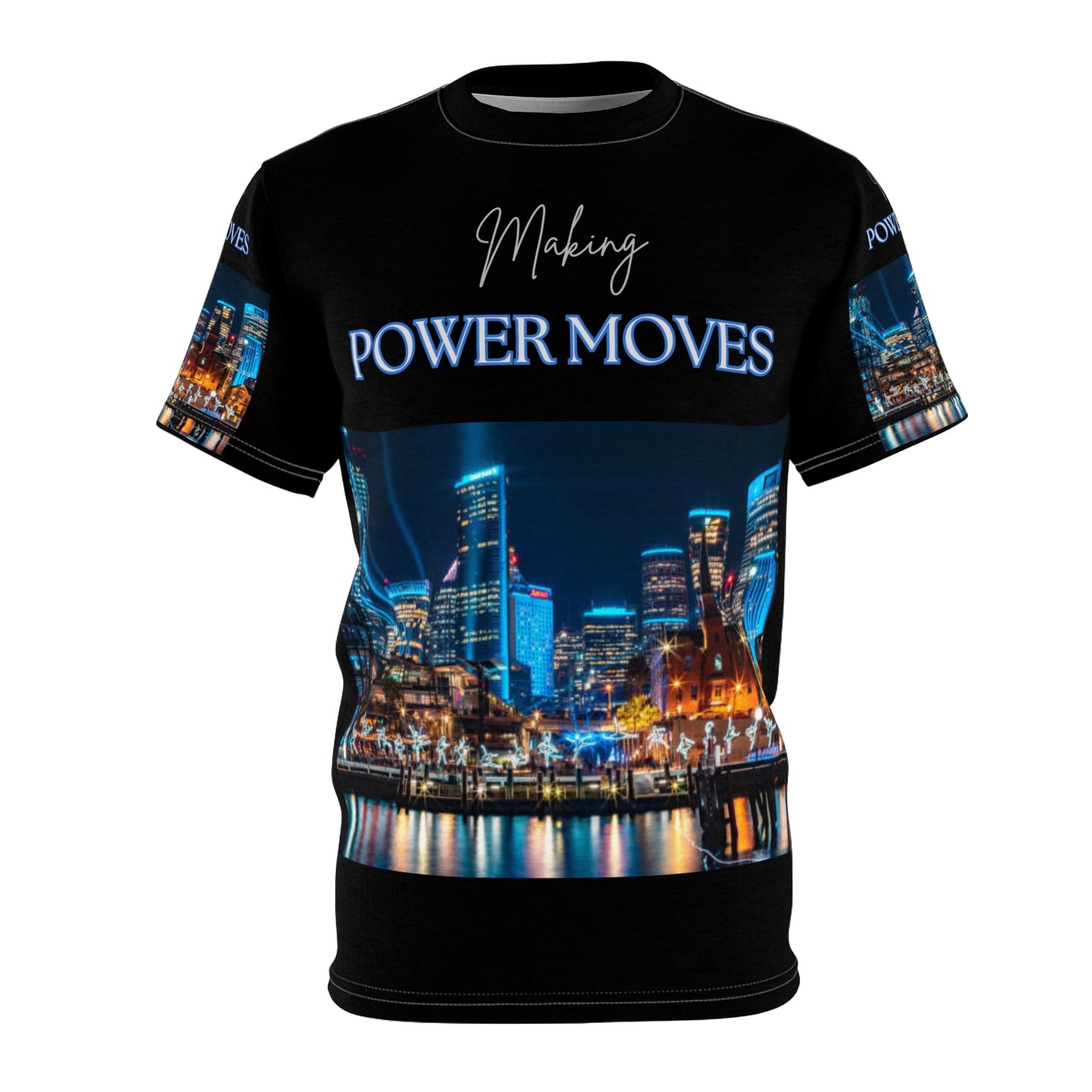 MAKING POWER MOVES Tee (for groups, companies, organizations and events)-SMALL-3XL