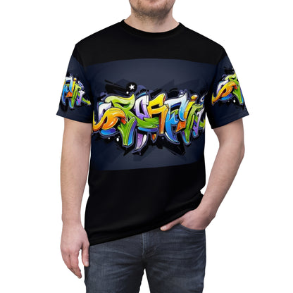 COLORFUL GRAFFITI Unisex Tee (Small-3XL)