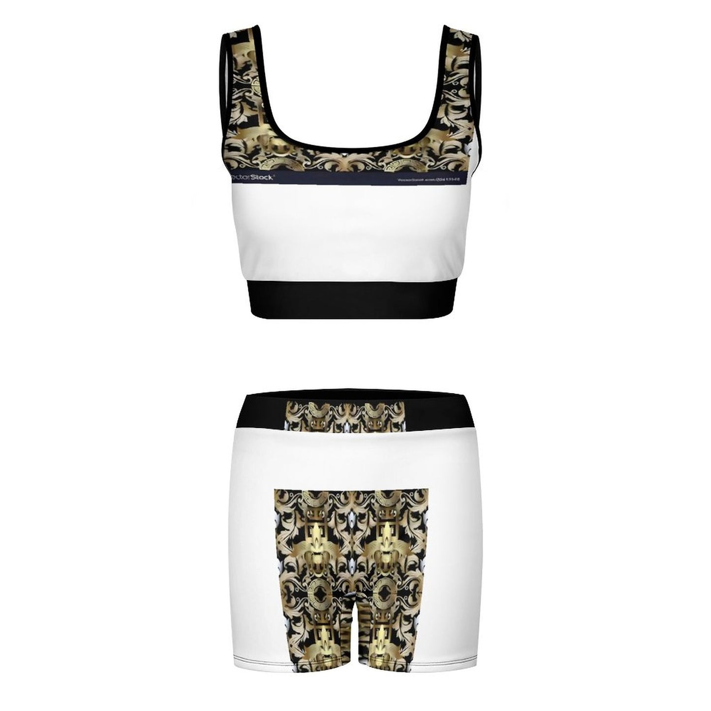 Custom Printed Yoga Workout Outfits YJ052