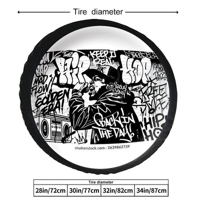 Leather Tire Cover(One-sided Printing)
